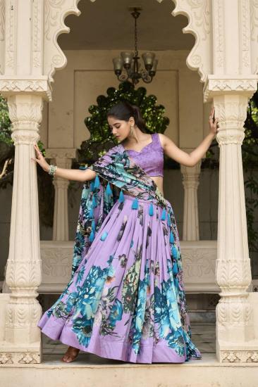 Artriddhs Dola silk D NO DEGITAL 10 Purple Lehenga choli suppliers in Mumbai